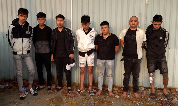 giangho-1737960855-1383-1737960960-152415_696.jpg Và nhóm đối tượng tham gia bắt cóc cùng Vũ. Ảnh: Công an TP.HCM.
