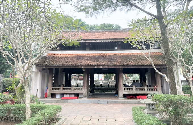 Di tích Nguyễn Công Trứ - nơi sinh hoạt của CLB ca trù Nguyễn Công Trứ. Ảnh: Hưng Phúc.