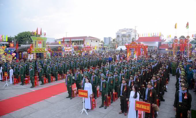 z6313121330808_9912ec61e00106706a24ca28faf40d3f-110655_823.jpg Đợt này, tỉnh Bạc Liêu có 1.260 công dân lên đường nhập ngũ. Ảnh: Trọng Linh.