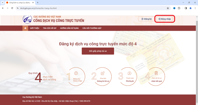 a2-135239_217-095625-103344_923.jpeg Người dân có thể truy cập vào địa chỉ https://dvc4.gplx.gov.vn/p/home/dvc-trang-chu.html bằng trình duyệt trên điện thoại hoặc máy tính để thực hiện cấp đổi GPLX trực tuyến thay vì xếp hàng, chen lấn.