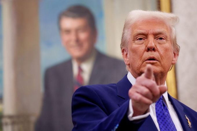 gettyimages-2198558286-e1739907474765-065035_799.jpg Tổng thống Mỹ Donald Trump. Ảnh: Getty.