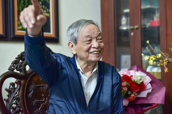 Dr. Ta Quang Ngoc, former Minister of the Ministry of Fisheries, stated: 'The goal we need to achieve is coordinated management leading to comprehensive growth, contributing to the three pillars of sustainable development (social, economic, environmental) and eradicating poverty, hunger and malnutrition'. Photo: Tung Dinh.