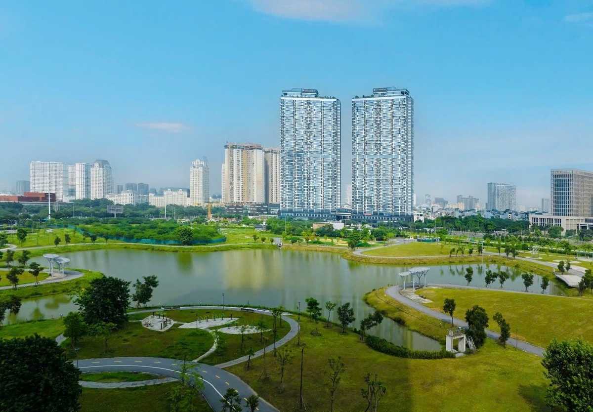 a-152033_287 Công viên 14ha đối diện The Matrix One trở thành biểu tượng của lá phổi xanh phía Tây Thủ đô. Ảnh: MIK Group.