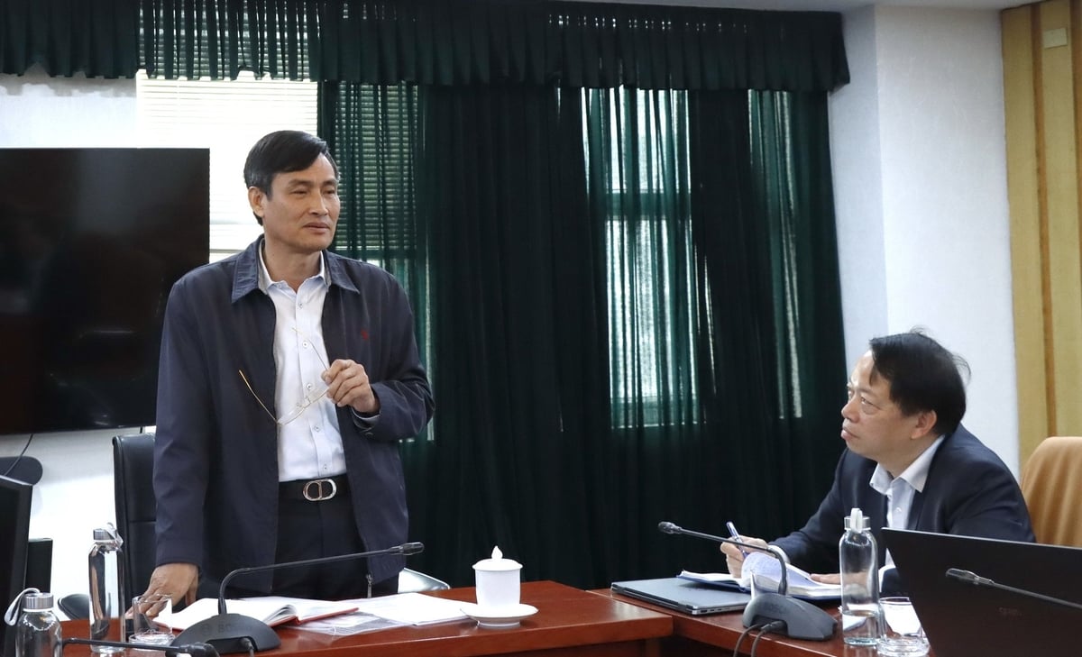 Thứ trưởng Bộ Nông Nghiệp và Môi trường Trần Quý Kiên phát biểu chỉ đạo. Ảnh Trường Giang. Thứ trưởng Bộ Nông Nghiệp và Môi trường Trần Quý Kiên phát biểu chỉ đạo. Ảnh Trường Giang.