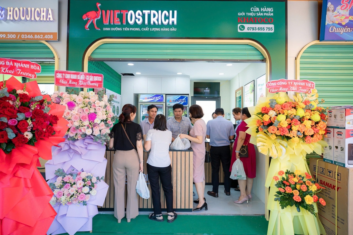 Cửa hàng thịt đà điểu VietOstrich. Ảnh: TL. Cửa hàng thịt đà điểu VietOstrich. Ảnh: TL.