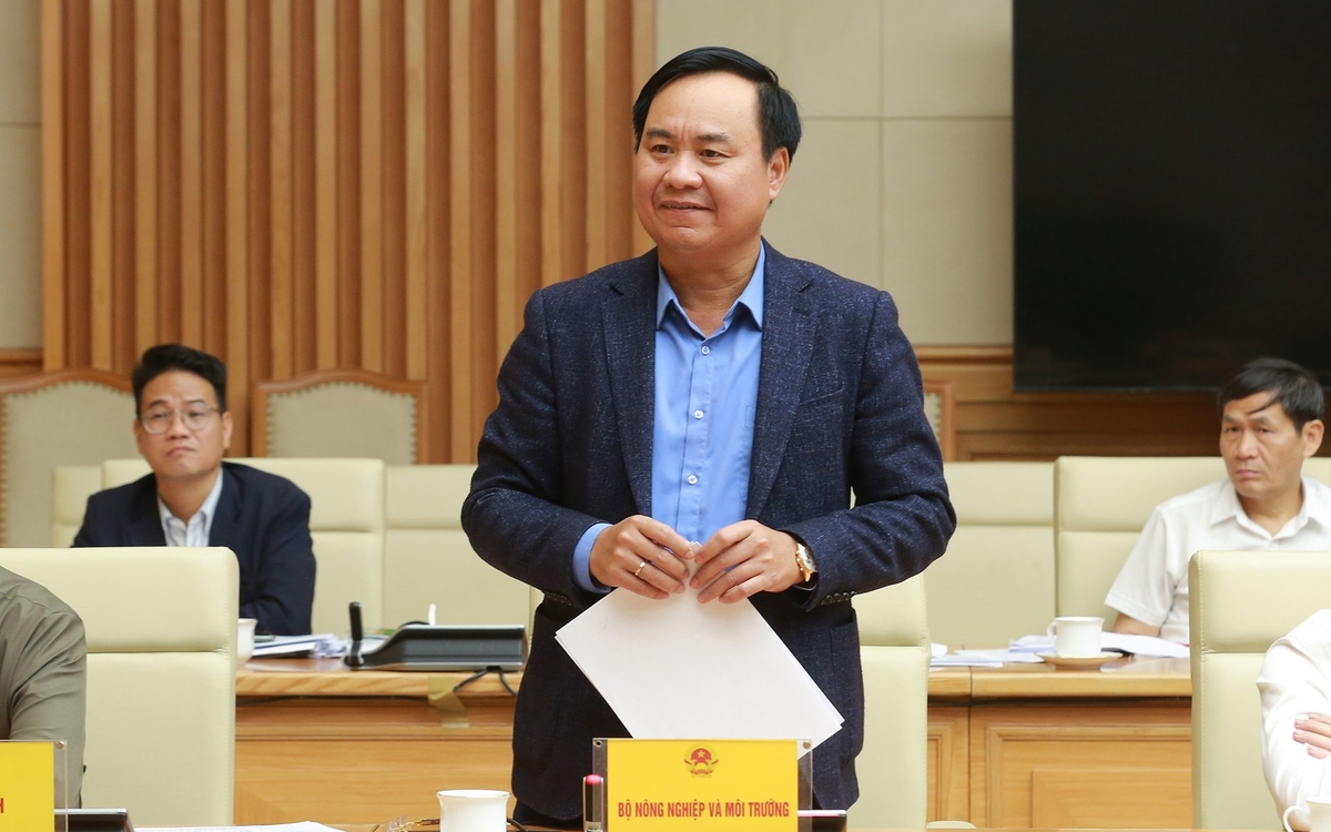 Thứ trưởng Bộ Nông nghiệp và Môi trường Võ Văn Hưng phát biểu tại hội nghị. Ảnh: VGP. Thứ trưởng Bộ Nông nghiệp và Môi trường Võ Văn Hưng phát biểu tại hội nghị. Ảnh: VGP.