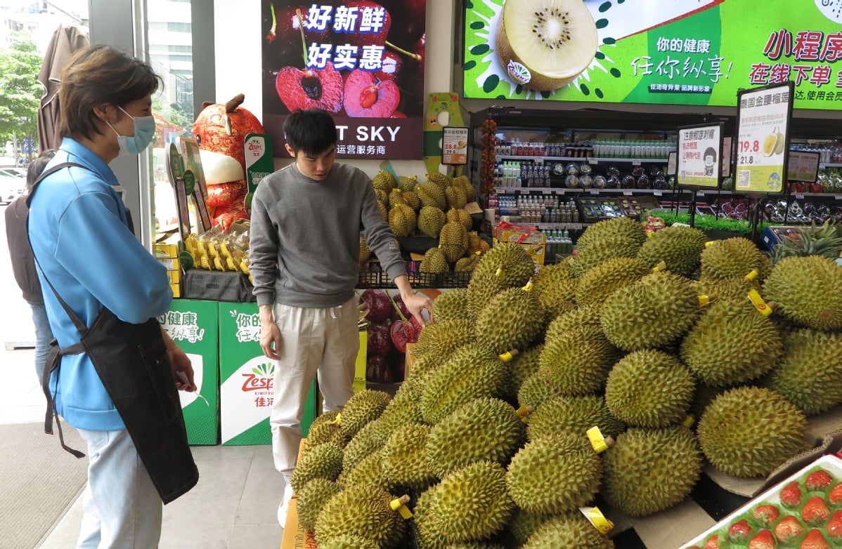 Sầu riêng nằm trong số những nông sản được thị trường Trung Quốc ưa chuộng. Ảnh: China Daily. Sầu riêng nằm trong số những nông sản được thị trường Trung Quốc ưa chuộng. Ảnh: China Daily.