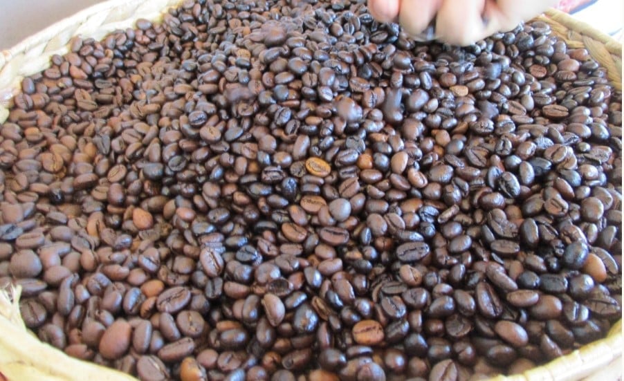 Coffee prices on March 31, 2025, indicate that both the global and domestic coffee markets remain stable. Photo: Internet.