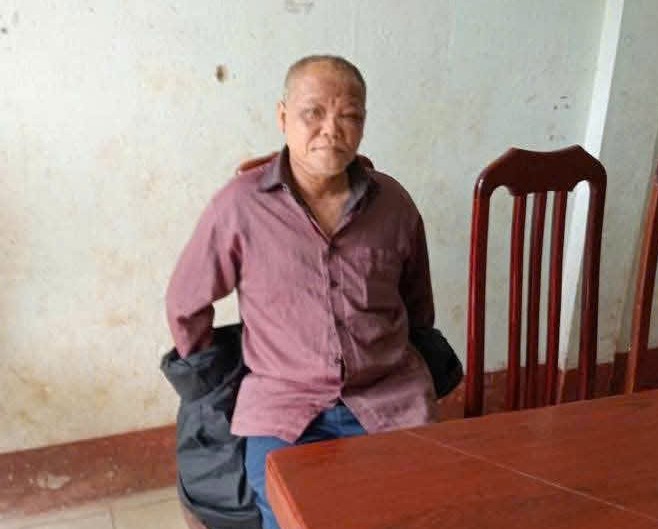 Hung thủ Bùi Văn Chin. Ảnh: Công an tỉnh Hòa Bình. Hung thủ Bùi Văn Chin. Ảnh: Công an tỉnh Hòa Bình.