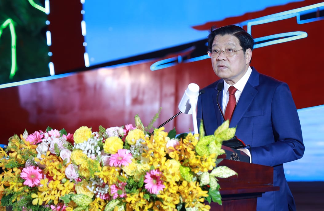 Ông Phan Đình Trạc, Ủy viên Bộ Chính trị, Bí thư Trung ương Đảng, Trưởng Ban Nội chính Trung ương phát biểu tại lễ kỷ niệm 50 năm ngày giải phóng tỉnh Phú Yên. Ảnh: AN. Ông Phan Đình Trạc, Ủy viên Bộ Chính trị, Bí thư Trung ương Đảng, Trưởng Ban Nội chính Trung ương phát biểu tại lễ kỷ niệm 50 năm ngày giải phóng tỉnh Phú Yên. Ảnh: AN.