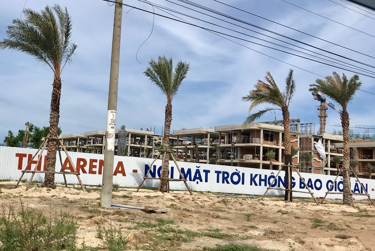 Dự án The Arena từng bị Sở Xây dựng Khánh Hòa đình chỉ dự án. Ảnh: Đình Du. Dự án The Arena từng bị Sở Xây dựng Khánh Hòa đình chỉ dự án. Ảnh: Đình Du.