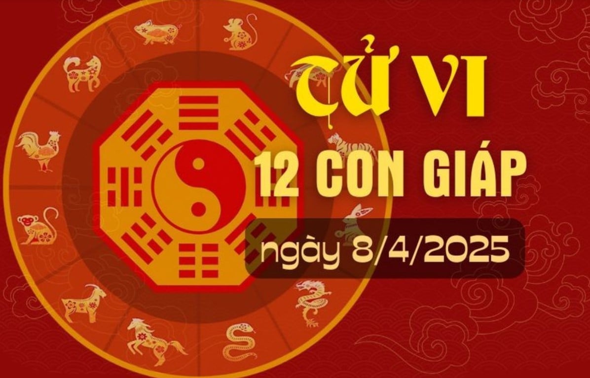 Tử vi 12 con giáp hôm nay 8/4/2025.