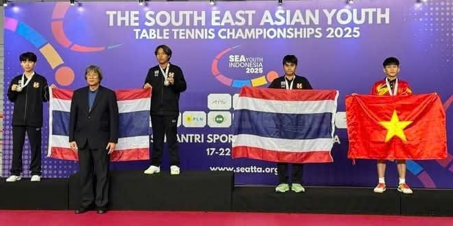 Bóng bàn trẻ Việt Nam giành thêm HCĐ trong ngày thi đấu cuối. Ảnh: SPORTTV. Bóng bàn trẻ Việt Nam giành thêm HCĐ trong ngày thi đấu cuối. Ảnh: SPORTTV.