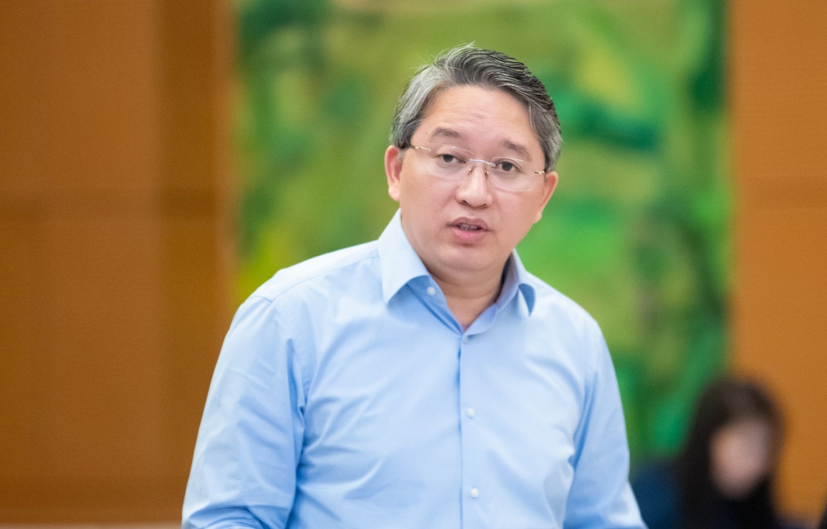 Bộ trưởng Bộ Tư pháp Nguyễn Hải Ninh. Ảnh: Quochoi. Bộ trưởng Bộ Tư pháp Nguyễn Hải Ninh. Ảnh: Quochoi.