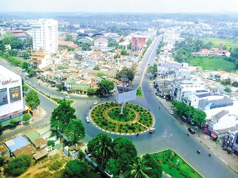 Vùng đất Tây Nguyên đang đứng trước vận hội mới để phát triển mạnh mẽ. (Trong ảnh: TP. Buôn Ma Thuột, thủ phủ tỉnh Đắk Lắk). Ảnh: Báo Đầu tư.