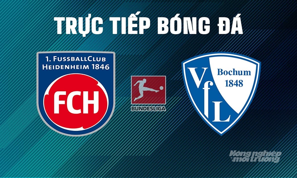 Trực tiếp bóng đá Bundesliga 2024/25 giữa Heidenheim vs Bochum ngày 3/5/2025 Trực tiếp bóng đá Bundesliga 2024/25 giữa Heidenheim vs Bochum ngày 3/5/2025