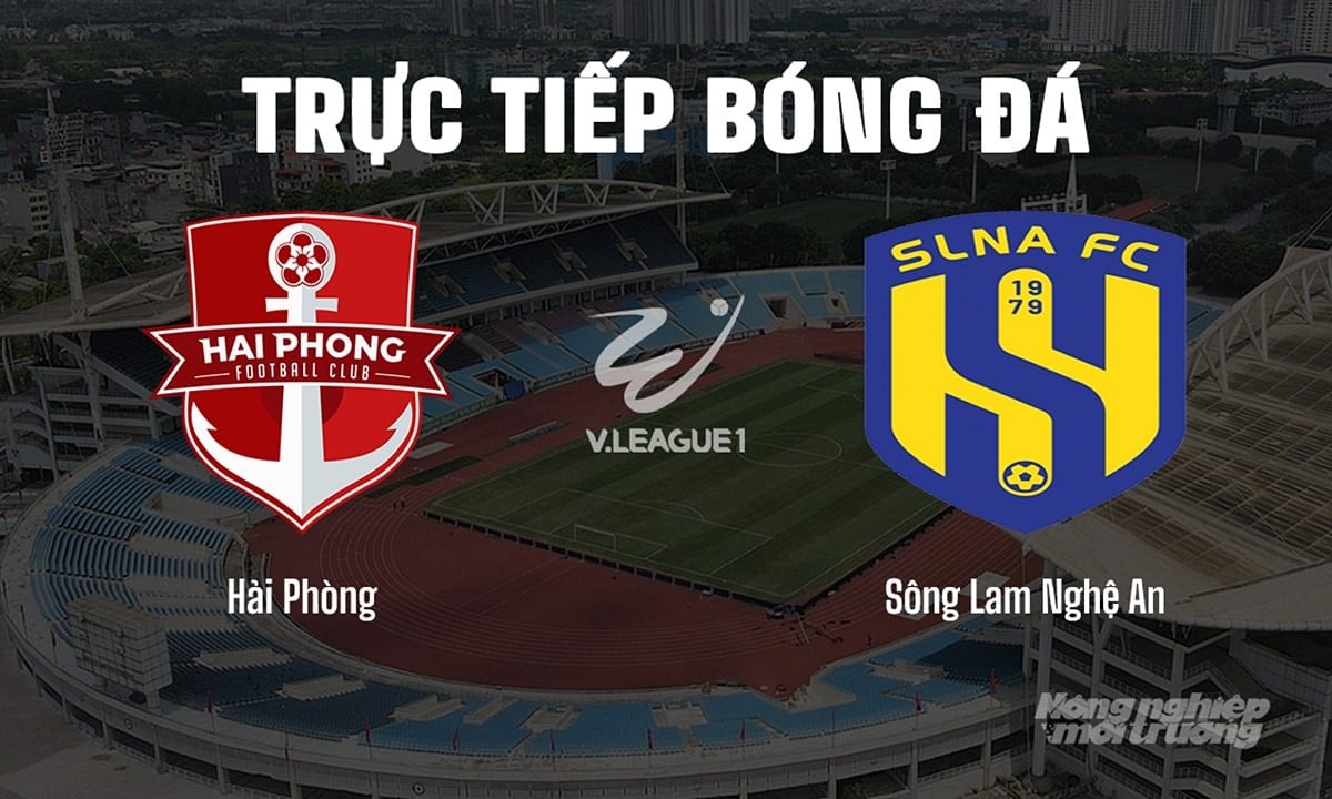 Trực tiếp bóng đá V-League 2024/25 giữa Hải Phòng vs SLNA hôm nay 3/5/2025 Trực tiếp bóng đá V-League 2024/25 giữa Hải Phòng vs SLNA hôm nay 3/5/2025