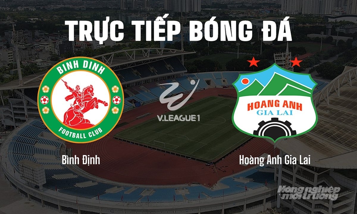 Trực tiếp bóng đá V-League 2024/25 giữa Bình Định vs Hoàng Anh Gia Lai hôm nay 4/5/2025 Trực tiếp bóng đá V-League 2024/25 giữa Bình Định vs Hoàng Anh Gia Lai hôm nay 4/5/2025