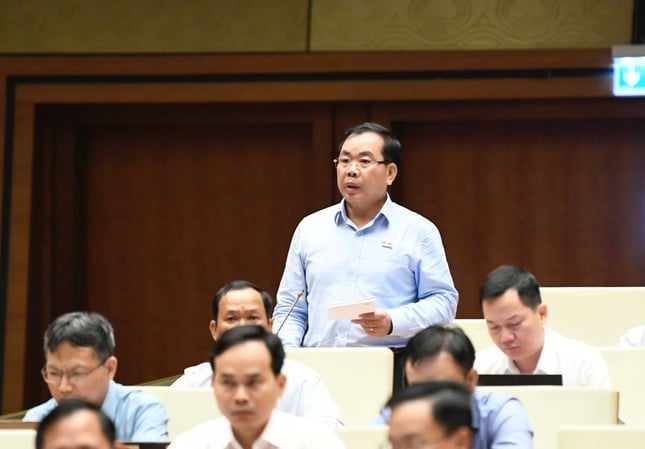 Đại biểu Nguyễn Quang Huân (Bình Dương). Ảnh: Như Ý. Đại biểu Nguyễn Quang Huân (Bình Dương). Ảnh: Như Ý.