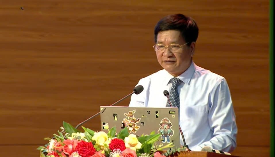 Phó Bí thư Tỉnh ủy, Chủ tịch UBND tỉnh Điện Biên Lê Thành Đô phát biểu tại sự kiện. Phó Bí thư Tỉnh ủy, Chủ tịch UBND tỉnh Điện Biên Lê Thành Đô phát biểu tại sự kiện.