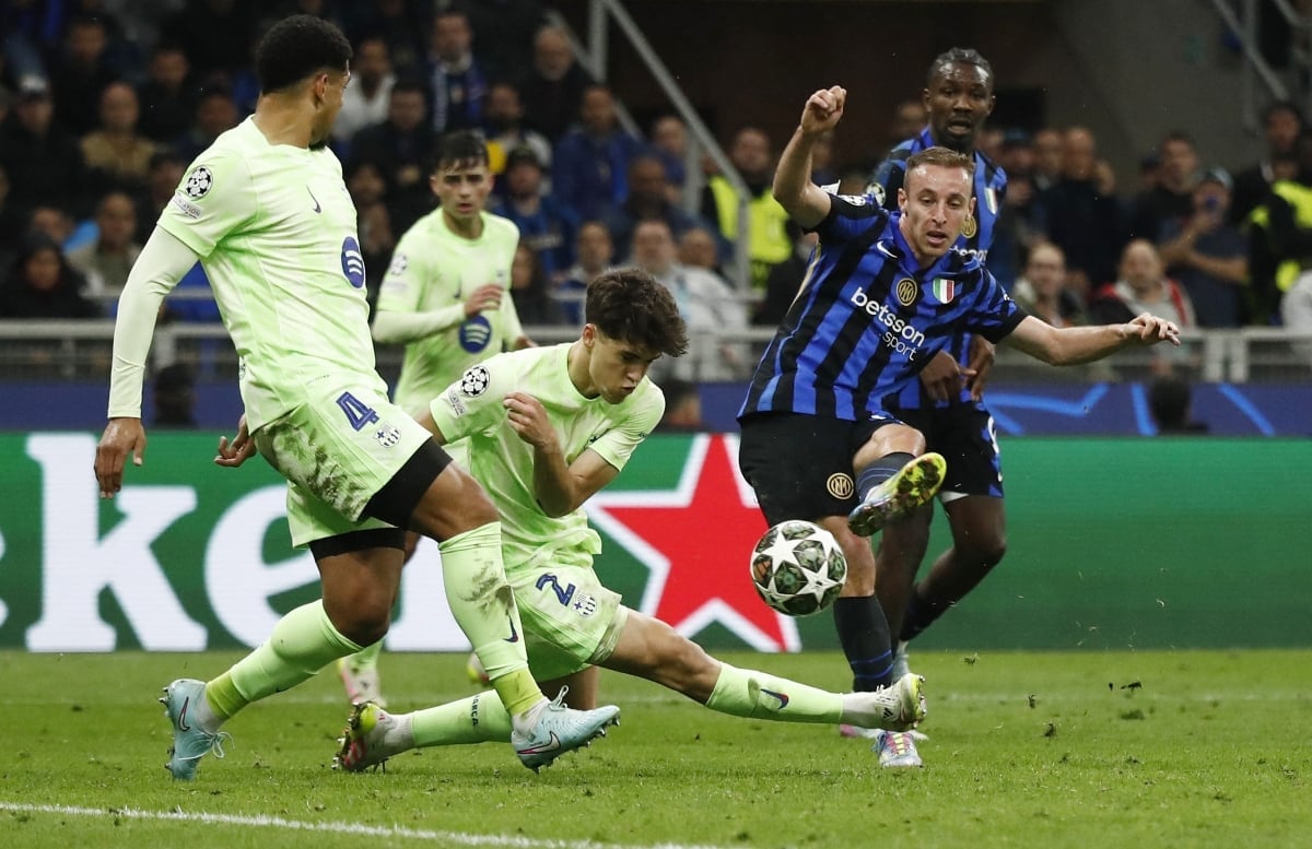 Hạ gục Barca, Inter Milan vào chung kết Cúp C1 châu Âu theo kịch bản khó tin. Ảnh: Reuters. Hạ gục Barca, Inter Milan vào chung kết Cúp C1 châu Âu theo kịch bản khó tin. Ảnh: Reuters.