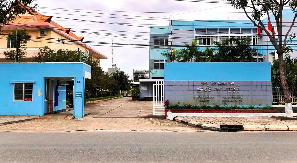 Trụ sở Sở Y tế Quảng Nam. Ảnh: L.K. Trụ sở Sở Y tế Quảng Nam. Ảnh: L.K.