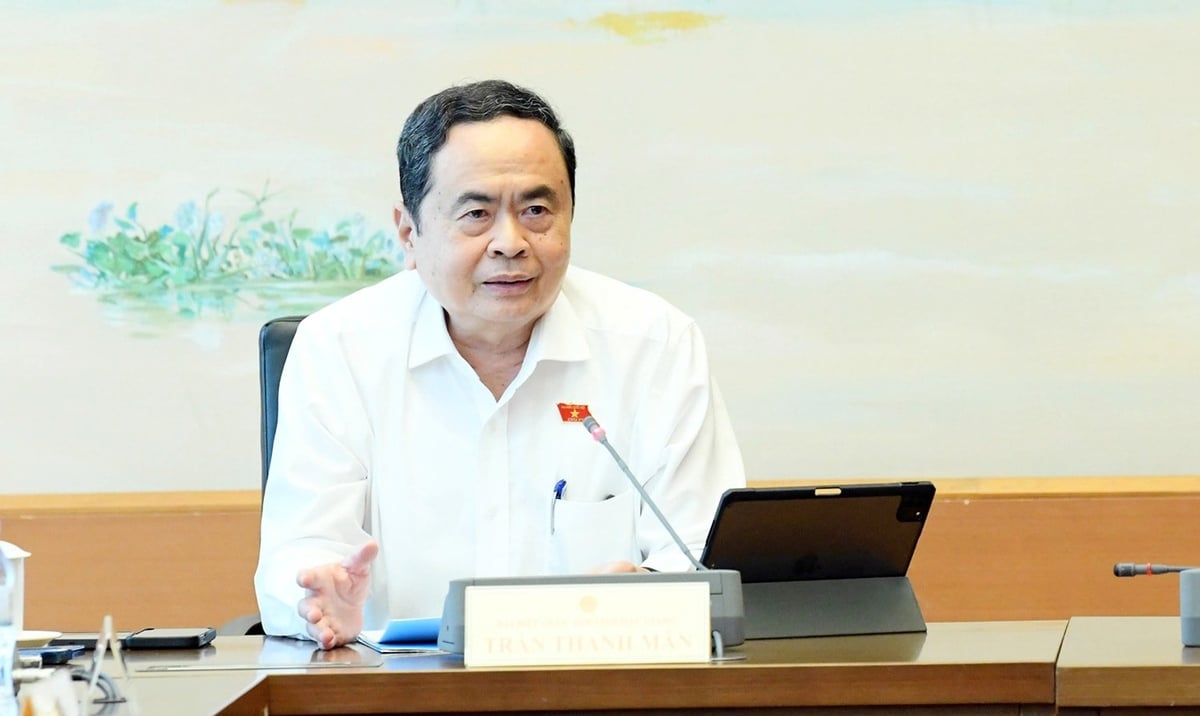 Chủ tịch Quốc hội Trần Thanh Mẫn phát biểu. Ảnh: Lâm Hiển. Chủ tịch Quốc hội Trần Thanh Mẫn phát biểu. Ảnh: Lâm Hiển.