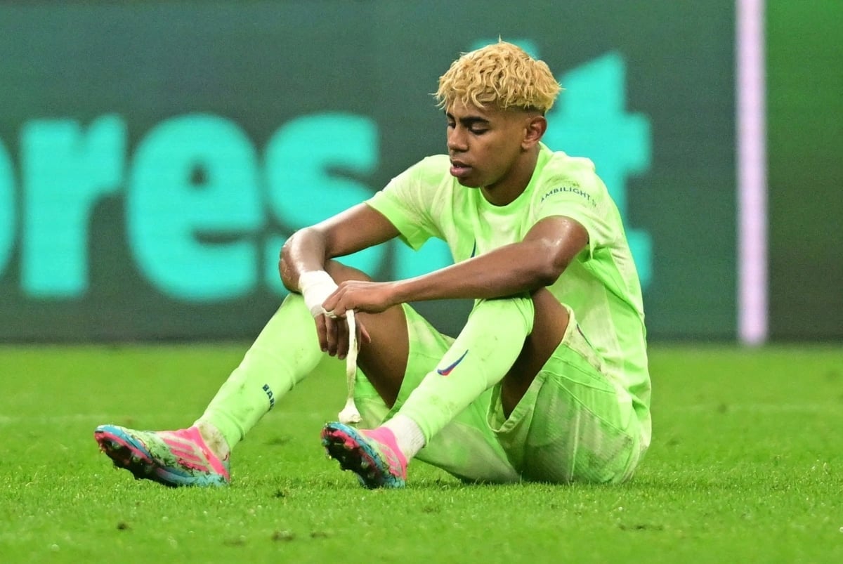 Yamal không thể giúp Barca đi tiếp. Ảnh: Reuters. Yamal không thể giúp Barca đi tiếp. Ảnh: Reuters.