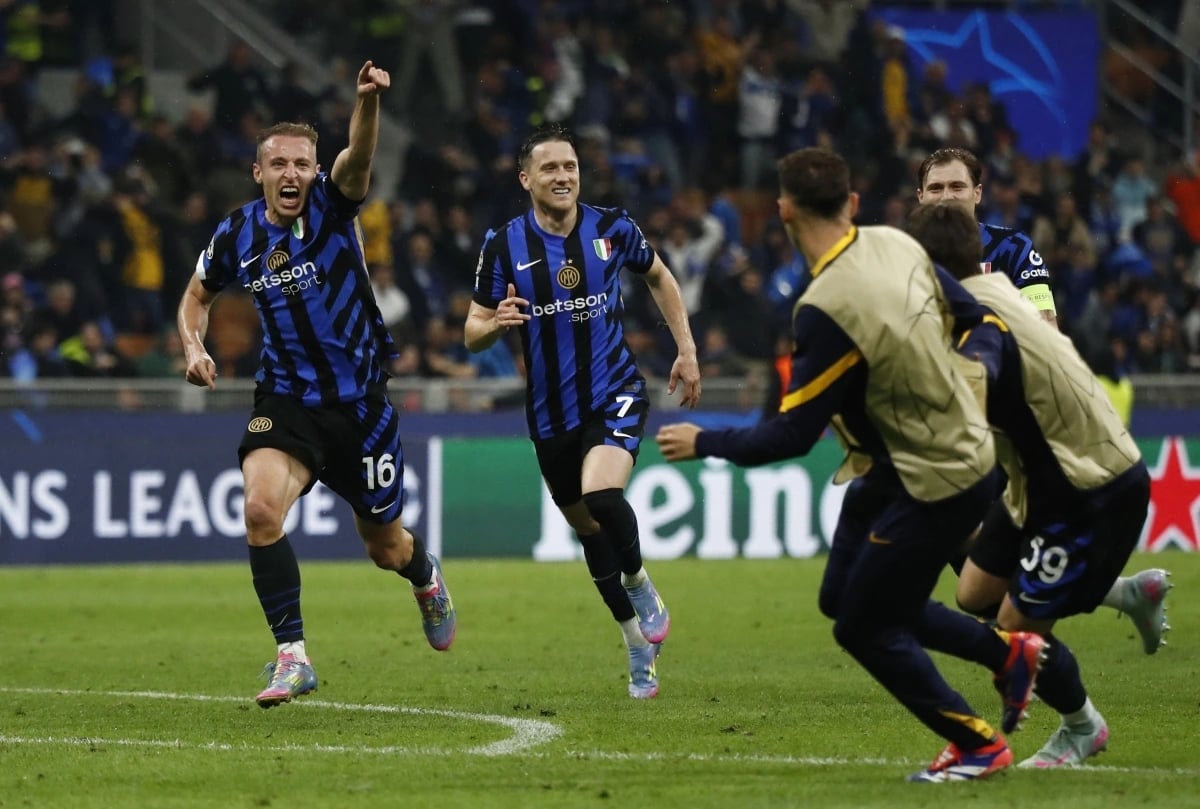 Inter Milan thi đấu rất bản lĩnh trước Barca. Ảnh: Reuters. Inter Milan thi đấu rất bản lĩnh trước Barca. Ảnh: Reuters.
