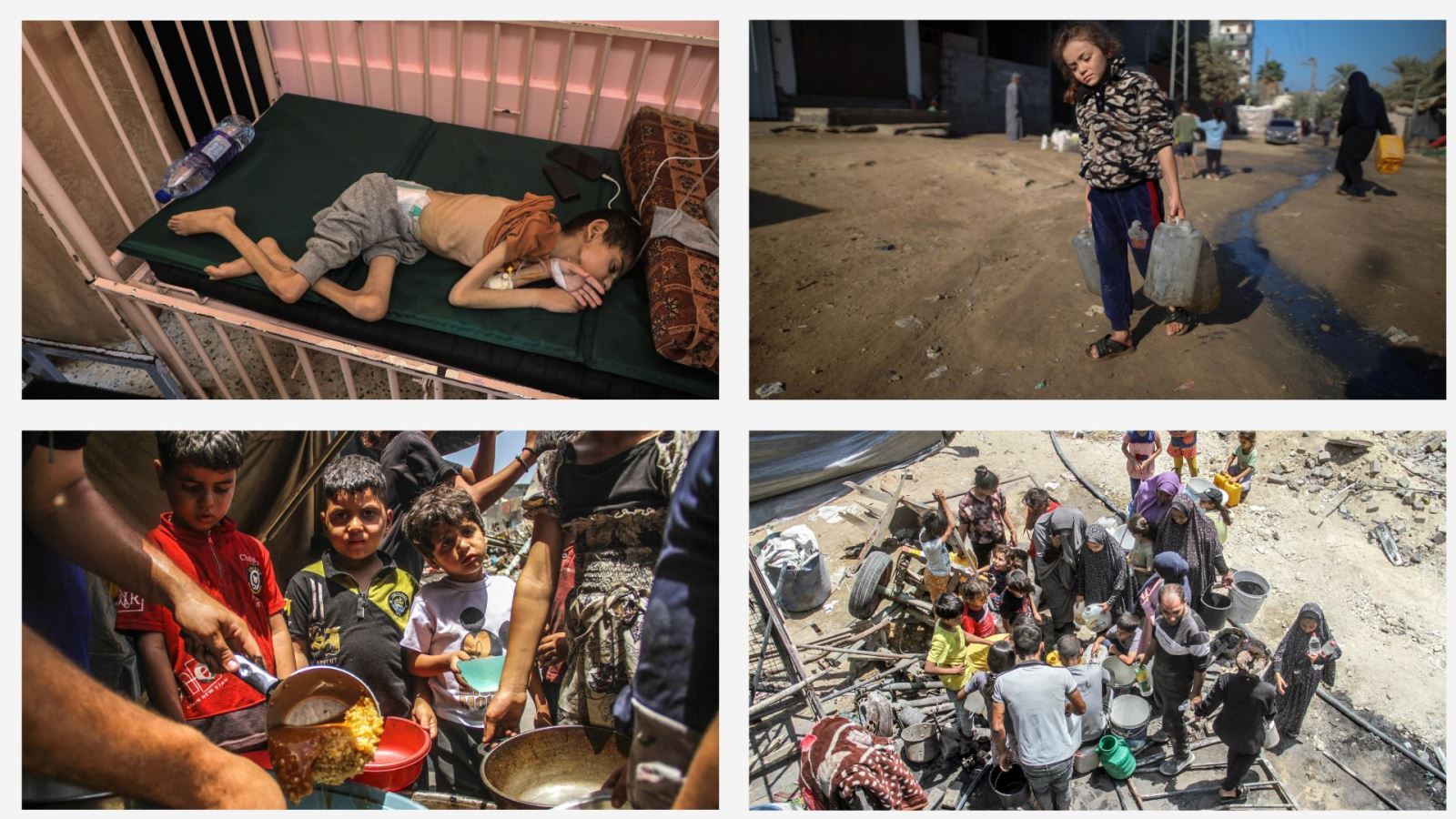 Người dân ở Gaza bị ảnh hưởng bởi tình trạng thiếu lương thực, nước nghiêm trọng và sự lây lan của các bệnh truyền nhiễm. Ảnh: Báo Tin Tức. Người dân ở Gaza bị ảnh hưởng bởi tình trạng thiếu lương thực, nước nghiêm trọng và sự lây lan của các bệnh truyền nhiễm. Ảnh: Báo Tin Tức.