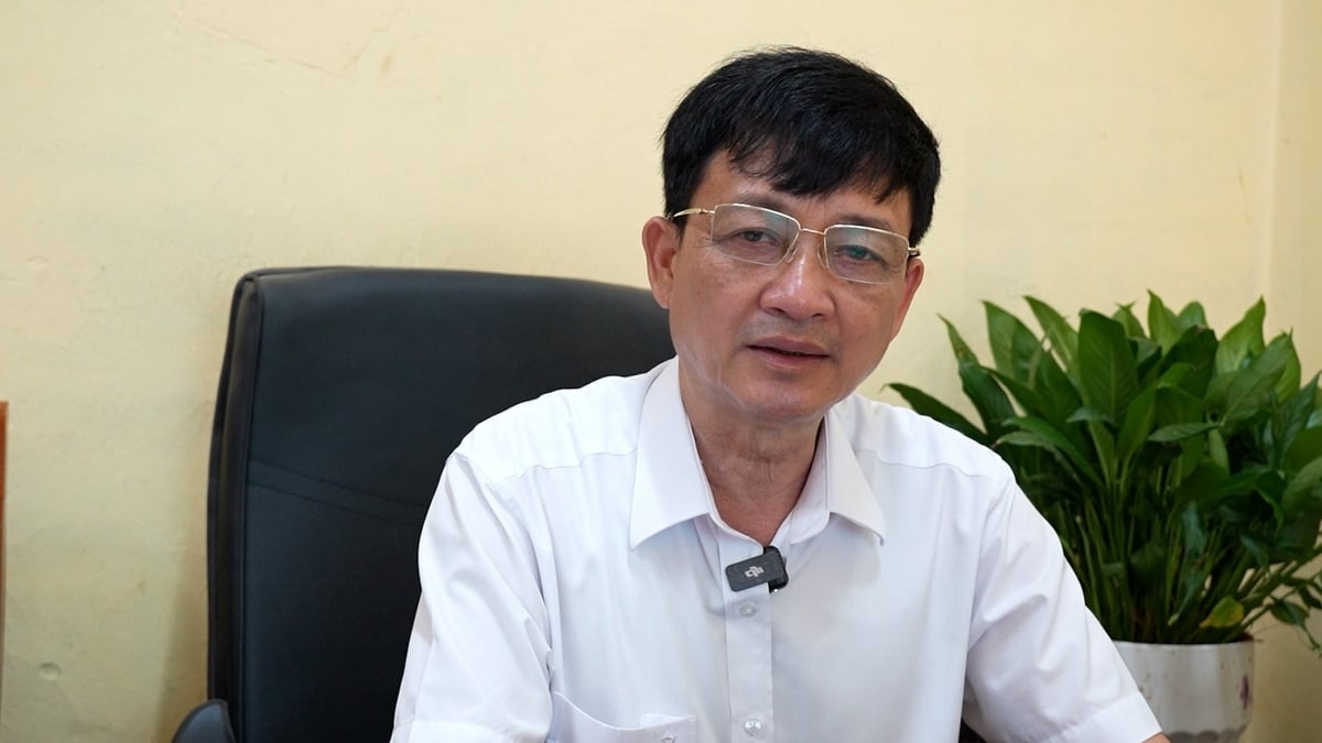 Ông Nguyễn Xuân Luận, Chủ tịch UBND xã Bình Định chia sẻ với phóng viên. Ảnh: Hùng Khang. Ông Nguyễn Xuân Luận, Chủ tịch UBND xã Bình Định chia sẻ với phóng viên. Ảnh: Hùng Khang.