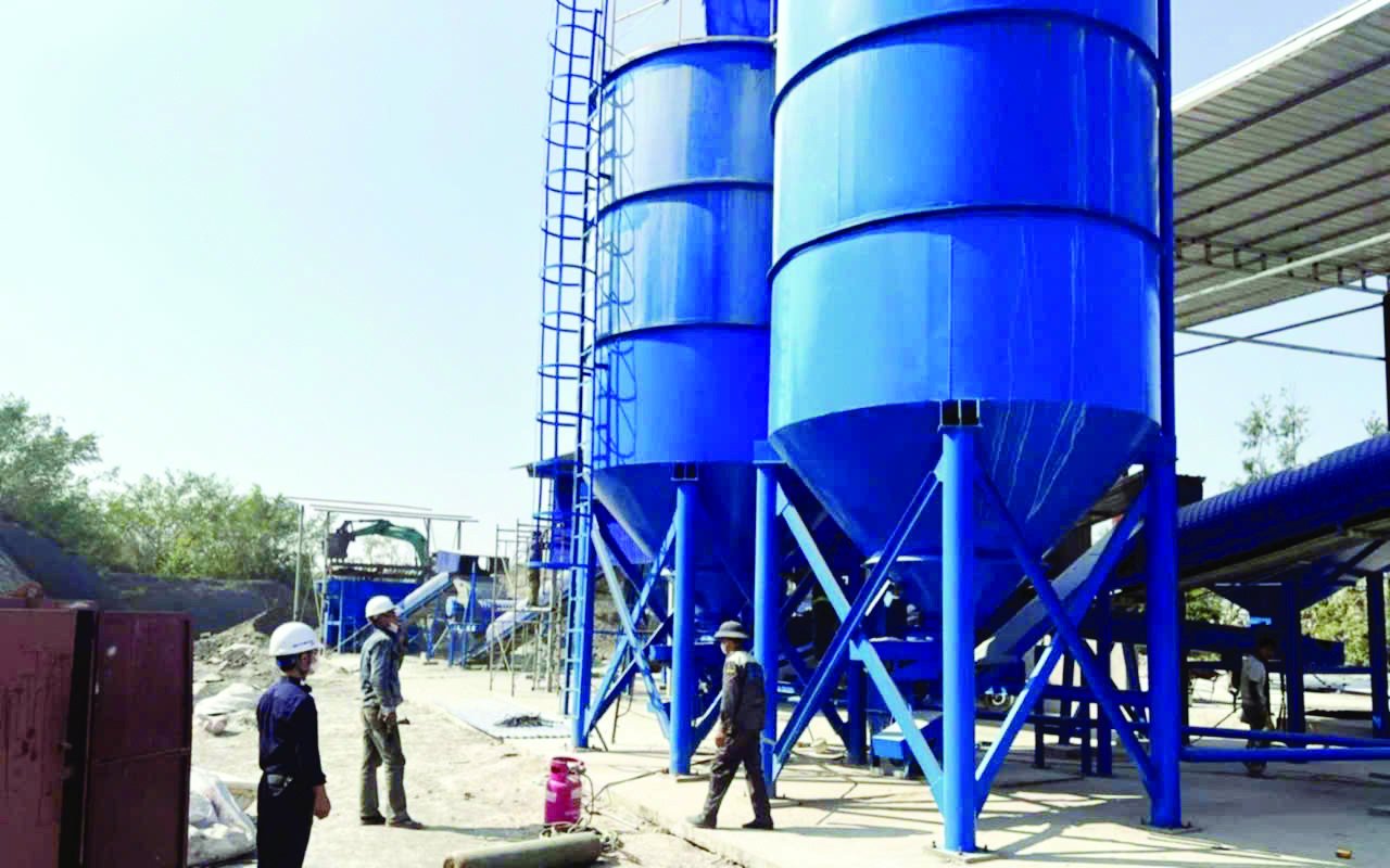 Thiết bị xử lý bãi thải thạch cao phospho Đình Vũ. Thiết bị xử lý bãi thải thạch cao phospho Đình Vũ.