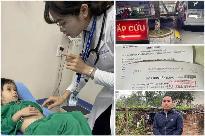 Bệnh nhân 5 tuổi nhập viện, bác sĩ yêu cầu đóng tiền mặt, không dùng Bảo hiểm Y tế vì 'hết giờ hành chính'. Bìa phải là anh Nguyễn Văn Vương, cha đẻ của bệnh nhân, kể lại sự việc với báo Nông nghiệp và Môi trường. Ảnh: Thiên Trường. Bệnh nhân 5 tuổi nhập viện, bác sĩ yêu cầu đóng tiền mặt, không dùng Bảo hiểm Y tế vì 'hết giờ hành chính'. Bìa phải là anh Nguyễn Văn Vương, cha đẻ của bệnh nhân, kể lại sự việc với báo Nông nghiệp và Môi trường. Ảnh: Thiên Trường.