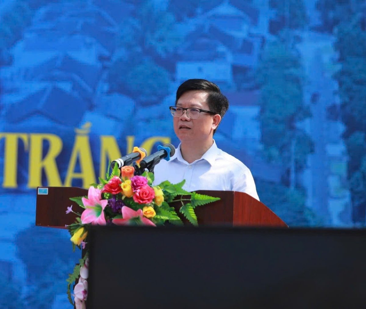 Ông Phạm Đức Toàn, Phó Chủ tịch UBND tỉnh Điện Biên phát biểu tại lễ công bố. Ảnh: Trần Hương. Ông Phạm Đức Toàn, Phó Chủ tịch UBND tỉnh Điện Biên phát biểu tại lễ công bố. Ảnh: Trần Hương.