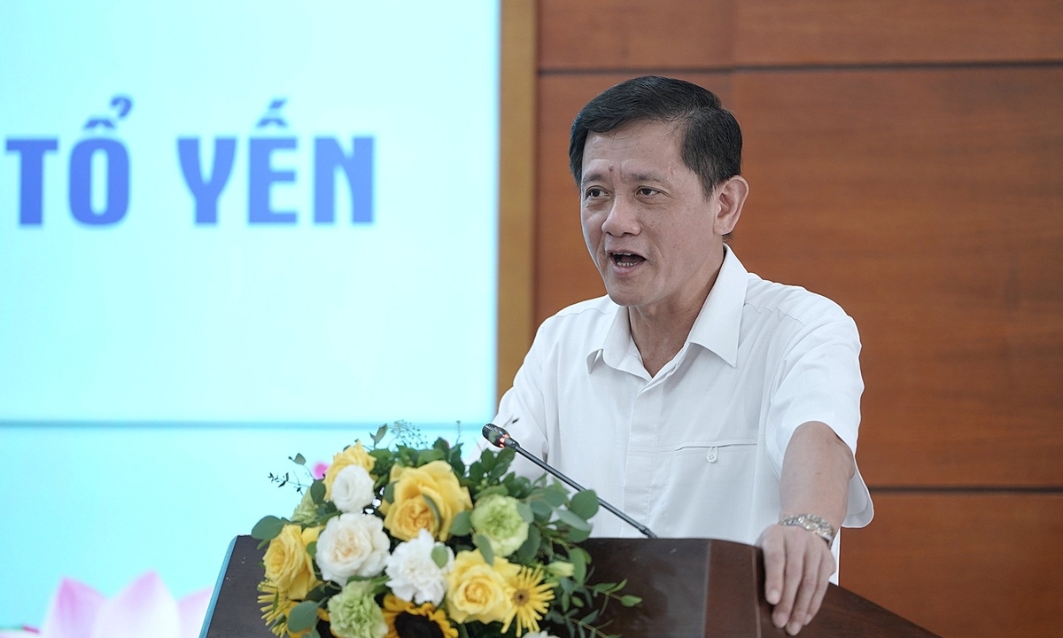 Cục trưởng Dương Tất Thắng: 'Lấy doanh nghiệp làm trung tâm để phát triển ngành hàng yến'. Ảnh: Bảo Thắng. Cục trưởng Dương Tất Thắng: 'Lấy doanh nghiệp làm trung tâm để phát triển ngành hàng yến'. Ảnh: Bảo Thắng.