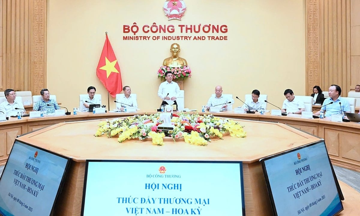Đoàn đàm phán Chính phủ chuẩn bị sang Hoa Kỳ, đàn phán về các chính sách thương mại, trong đó có thuế đối ứng. Ảnh: MOIT. Đoàn đàm phán Chính phủ chuẩn bị sang Hoa Kỳ, đàn phán về các chính sách thương mại, trong đó có thuế đối ứng. Ảnh: MOIT.