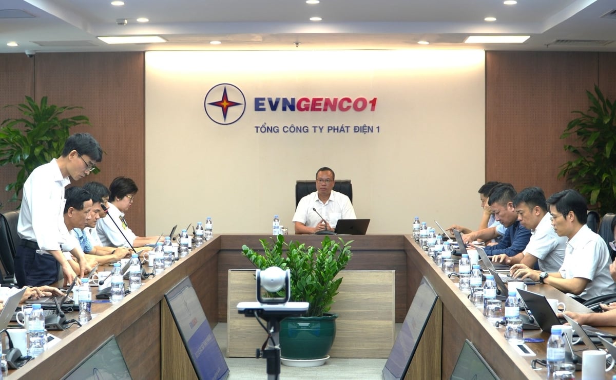 EVNGENCO1 tổ chức họp giao ban triển khai các nhiệm vụ trọng tâm tháng 5. Ảnh: EVNGENCO1. EVNGENCO1 tổ chức họp giao ban triển khai các nhiệm vụ trọng tâm tháng 5. Ảnh: EVNGENCO1.