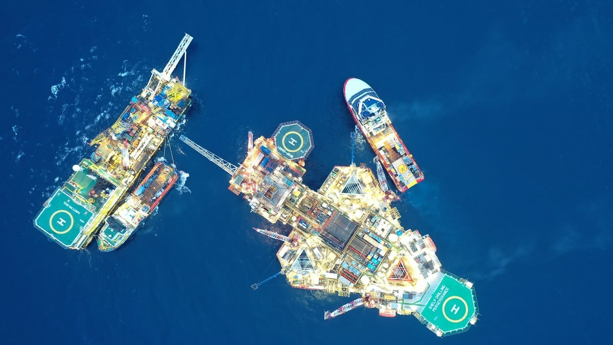 Toàn cảnh Giàn WHP-DH01, thuộc dự án phát triển mỏ Đại Hùng giai đoạn 3. Ảnh: Petrovietnam. Toàn cảnh Giàn WHP-DH01, thuộc dự án phát triển mỏ Đại Hùng giai đoạn 3. Ảnh: Petrovietnam.