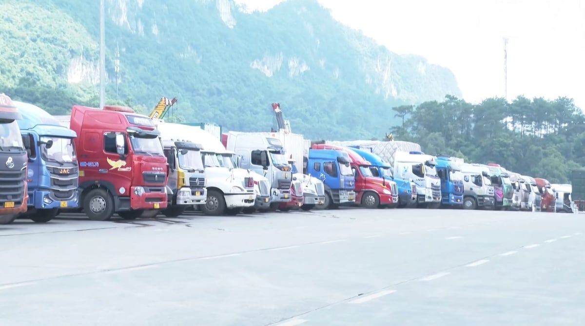 Phương tiện chở hàng hóa xuất nhập khẩu tại cửa khẩu quốc tế Hữu Nghị. Ảnh: Hoàng Nghĩa. Phương tiện chở hàng hóa xuất nhập khẩu tại cửa khẩu quốc tế Hữu Nghị. Ảnh: Hoàng Nghĩa.