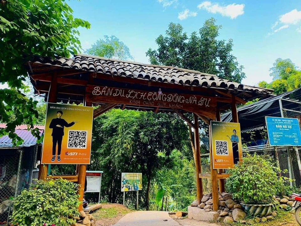 Điểm du lịch cộng đồng bản Nà Sự, huyện Nậm Pồ. Ảnh: Trần Hương. Điểm du lịch cộng đồng bản Nà Sự, huyện Nậm Pồ. Ảnh: Trần Hương.
