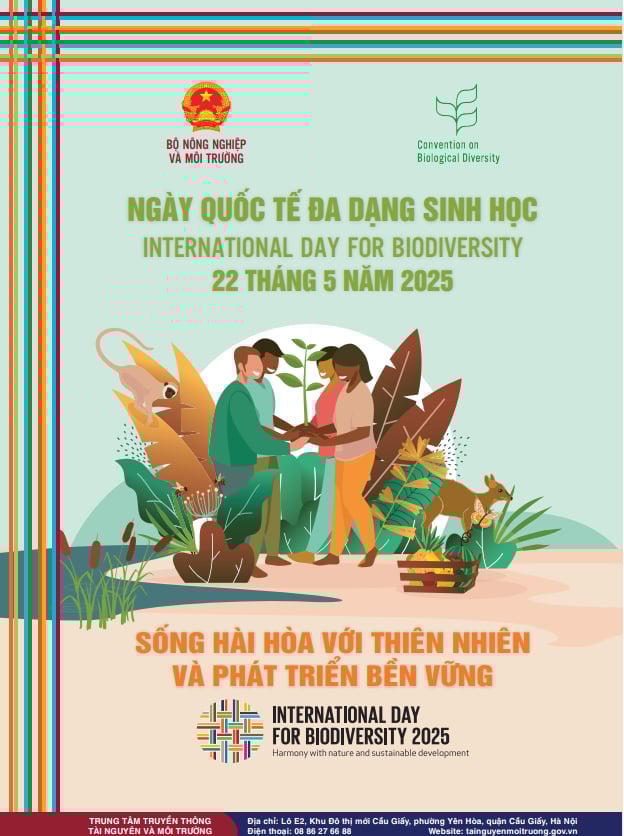 Poster Ngày Quốc tế đa dạng sinh học 2025. Poster Ngày Quốc tế đa dạng sinh học 2025.