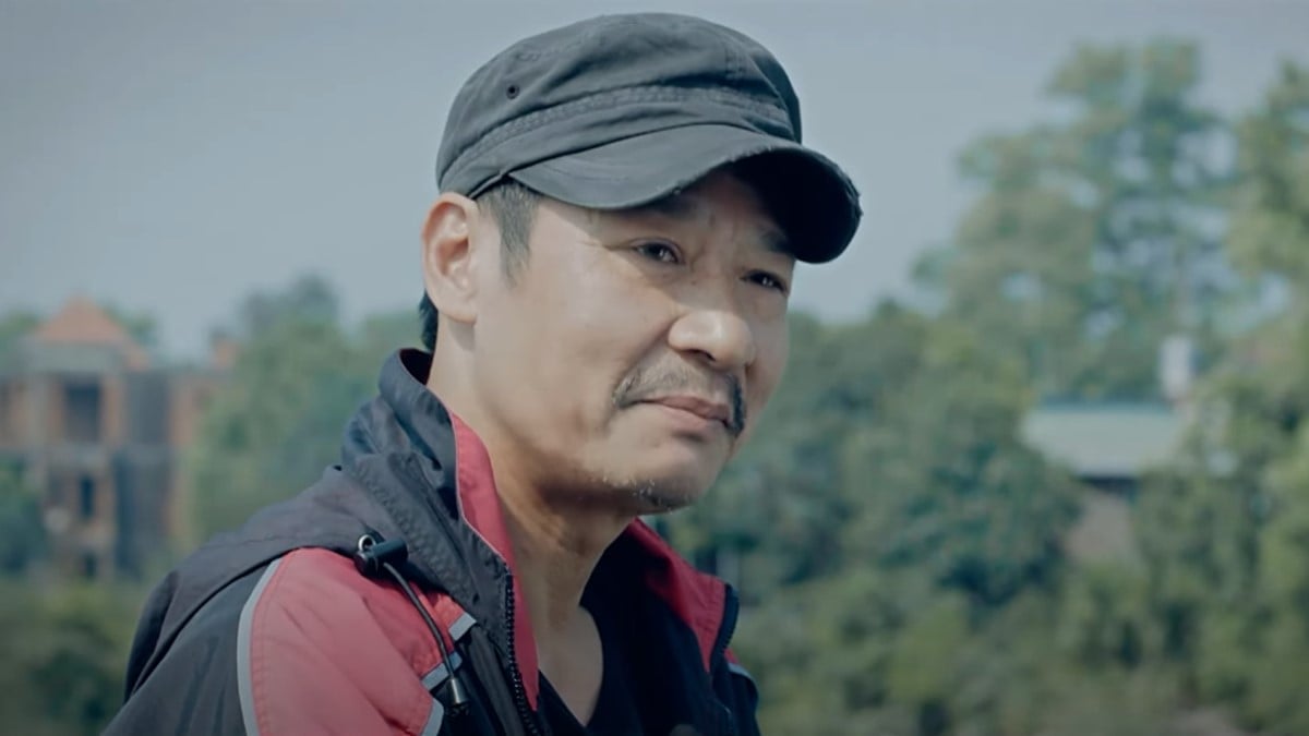 Ông Nhân nói lời cám ơn đến ông Tiếp. Ảnh CMH Ông Nhân nói lời cám ơn đến ông Tiếp. Ảnh CMH
