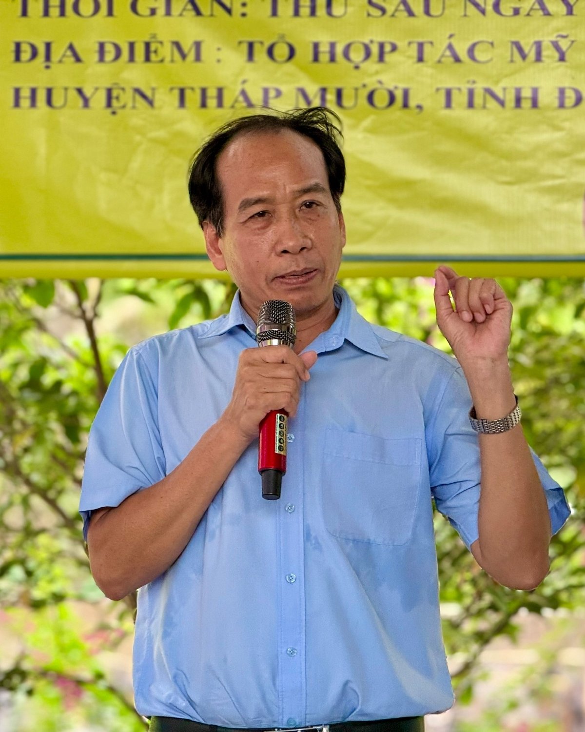 Ông Lê Văn Chấn, Phó Chi cục trưởng Chi cục Trồng trọt và BVTV tỉnh Đồng Tháp. Ảnh: Nguyễn Ngọc. Ông Lê Văn Chấn, Phó Chi cục trưởng Chi cục Trồng trọt và BVTV tỉnh Đồng Tháp. Ảnh: Nguyễn Ngọc.