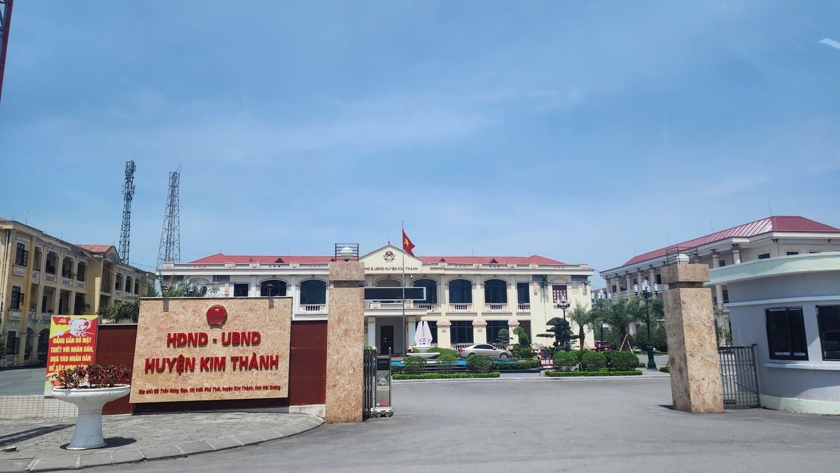 Trụ sở UBND huyện Kim Thành. Ảnh: ĐH. Trụ sở UBND huyện Kim Thành. Ảnh: ĐH.