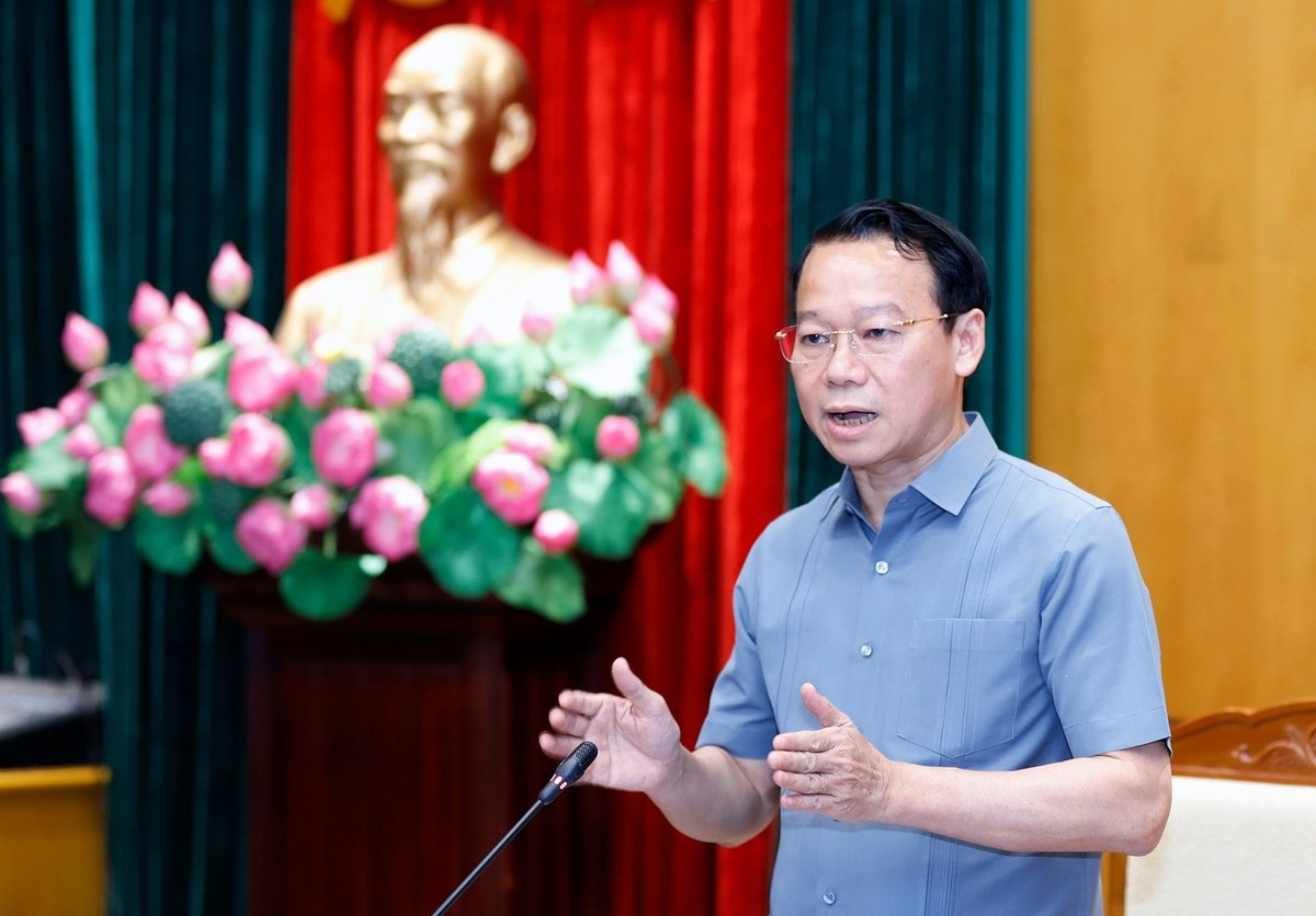 Bộ trưởng Đỗ Đức Duy kết luận cuộc họp. Ảnh: Khương Trung. Bộ trưởng Đỗ Đức Duy kết luận cuộc họp. Ảnh: Khương Trung.