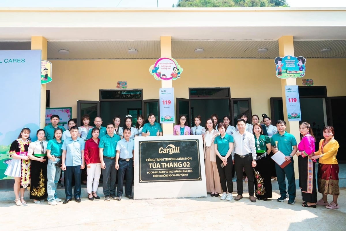 Điểm trường Cargill Cares 119 tại Điện Biên. Ảnh: Cargill. Điểm trường Cargill Cares 119 tại Điện Biên. Ảnh: Cargill.
