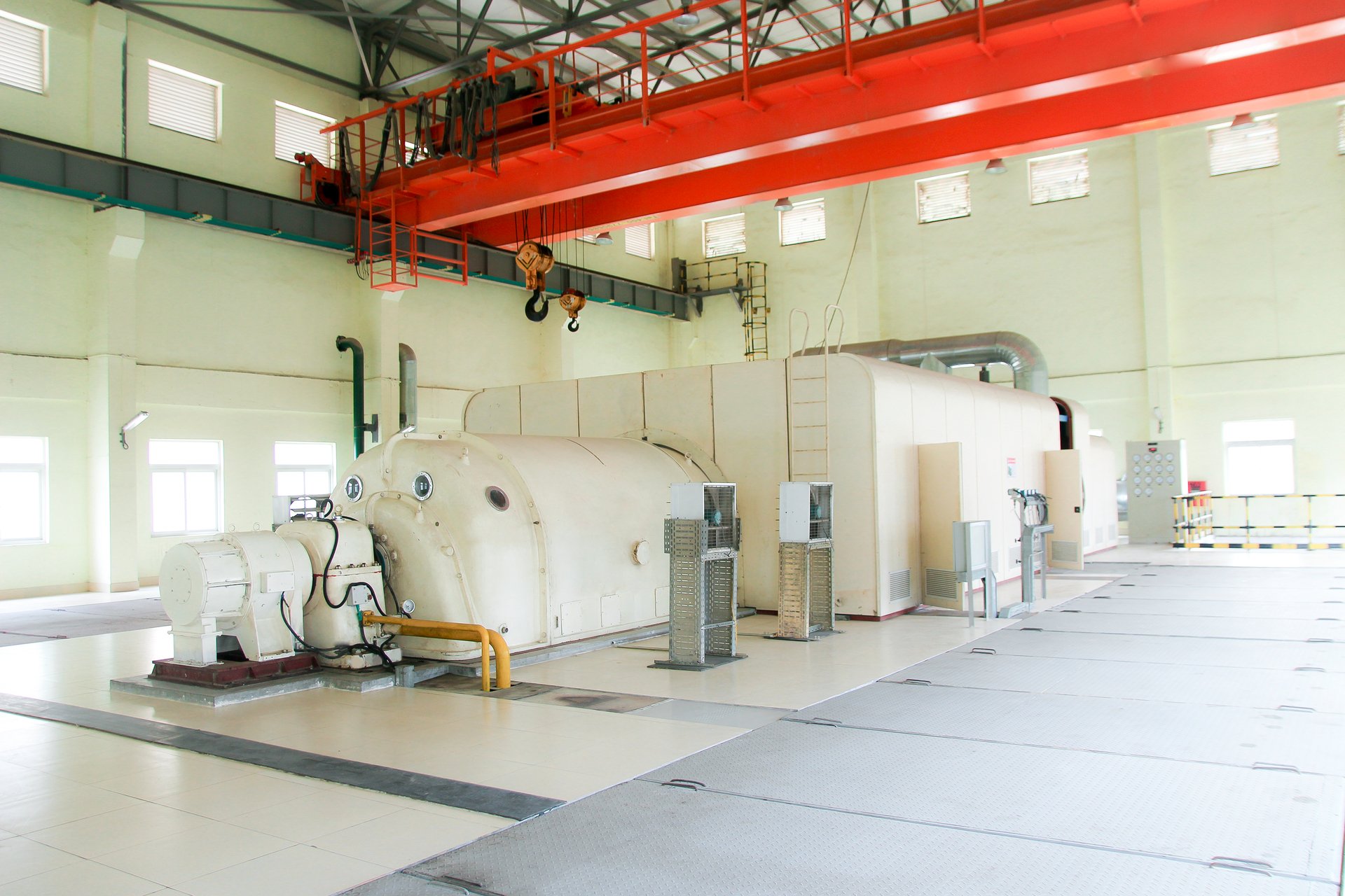 Hệ thống phát điện nhiệt dư - Nhà máy Xi măng Xuân Thành Hà Nam. Ảnh: Thanh Loan. Hệ thống phát điện nhiệt dư - Nhà máy Xi măng Xuân Thành Hà Nam. Ảnh: Thanh Loan.
