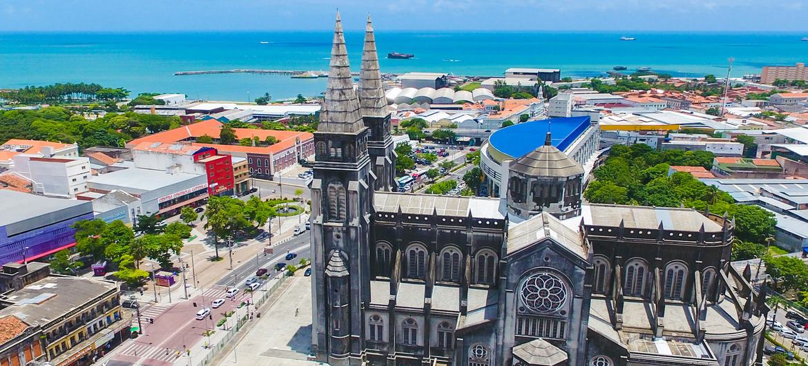 Một mạng lưới tuyến đường đạp xe đã mở rộng từ 70 km lên hơn 400 km tại Fortaleza, Brazil. Ảnh: UN News. Một mạng lưới tuyến đường đạp xe đã mở rộng từ 70 km lên hơn 400 km tại Fortaleza, Brazil. Ảnh: UN News.