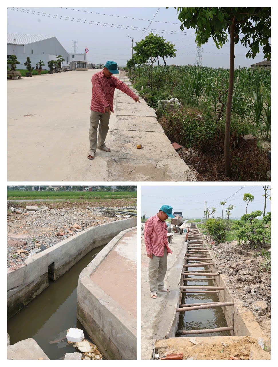 Kênh Sông Xã chỉ còn rộng 1m với chiều dài khoảng 100m. Ảnh: Thanh Tâm. Kênh Sông Xã chỉ còn rộng 1m với chiều dài khoảng 100m. Ảnh: Thanh Tâm.