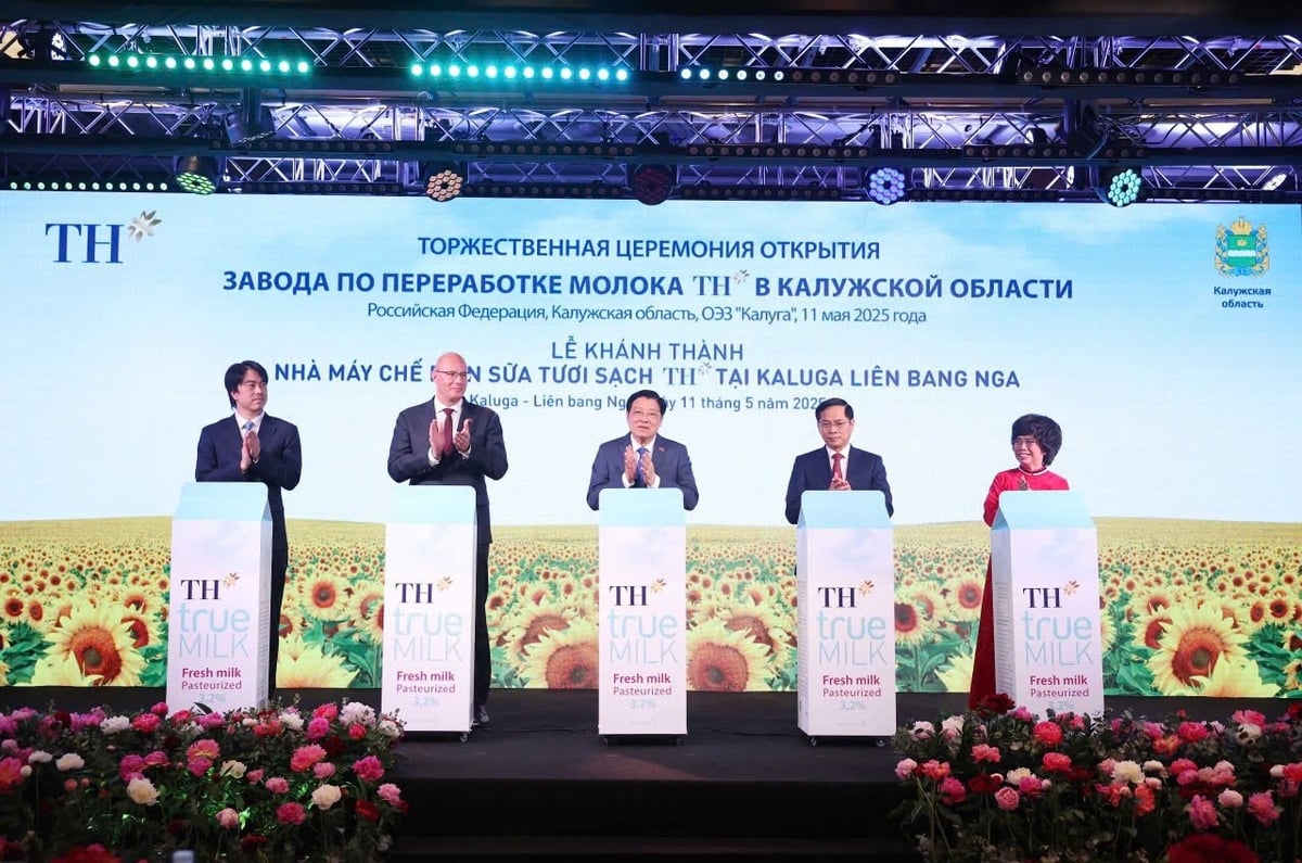 Nghi thức khánh thành được tổ chức tại Moscow. Ảnh: Tập đoàn TH. Nghi thức khánh thành được tổ chức tại Moscow. Ảnh: Tập đoàn TH.